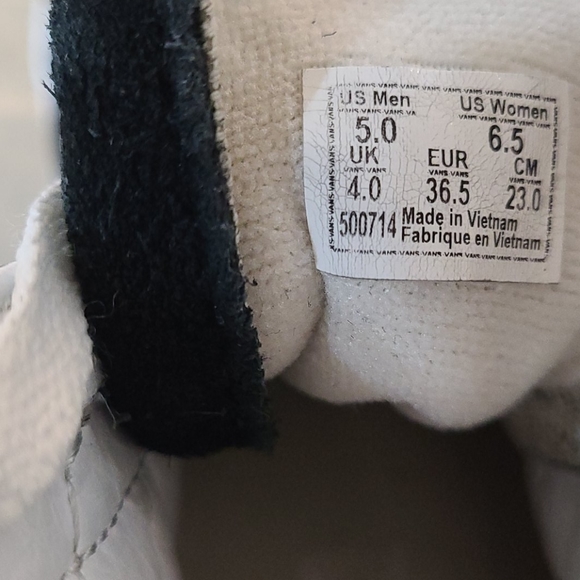 Vans Sk8-Hi Floral Canvas/Suede Shoes - Picture 8 of 8